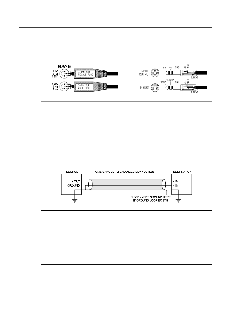 Audio connections, Lugging, Ystem | Allen&Heath WZ12 2DX User Manual | Page 12 / 28