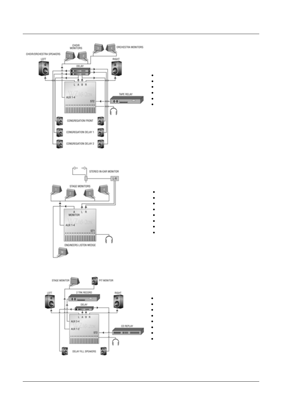 Applications examples | Allen&Heath WZ12 2DX User Manual | Page 26 / 28