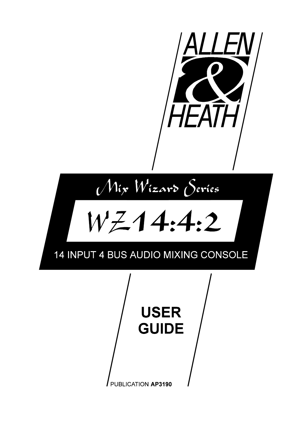 Allen&Heath WZ14-4-2 User Manual | 21 pages