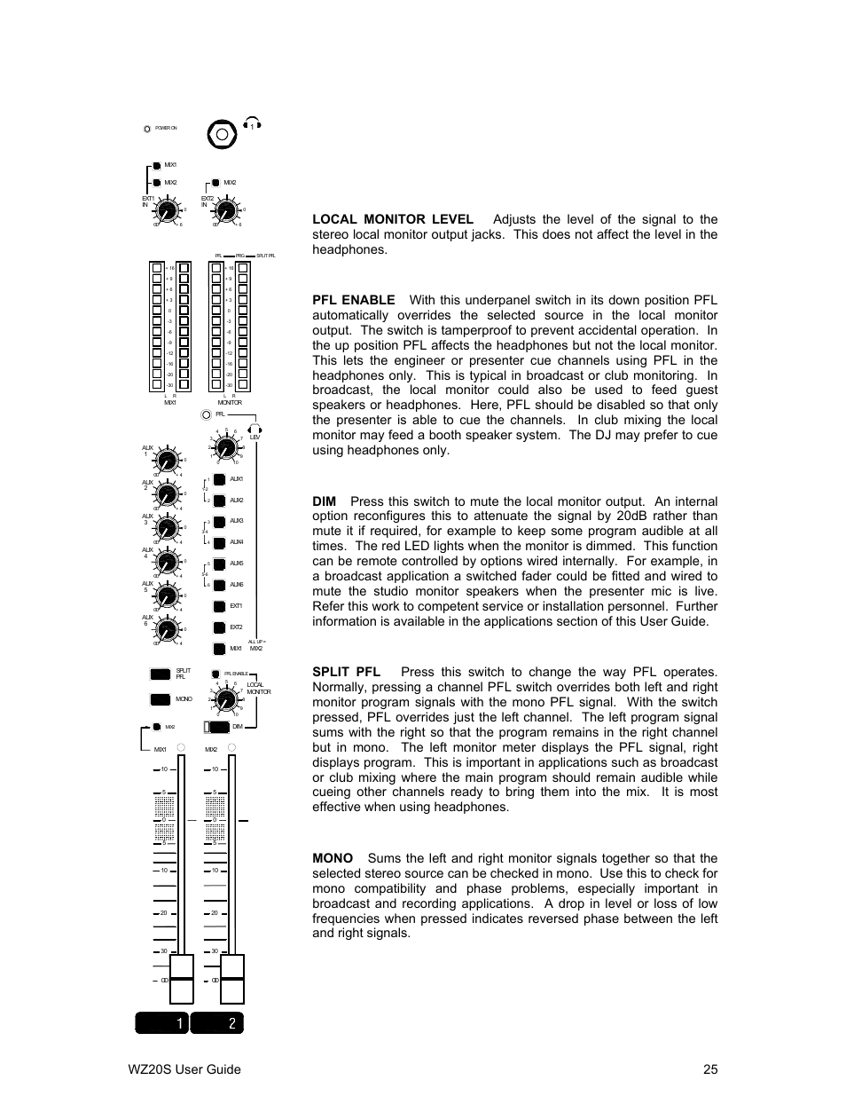 Allen&Heath WZ 20S USER GUIDE User Manual | Page 25 / 35