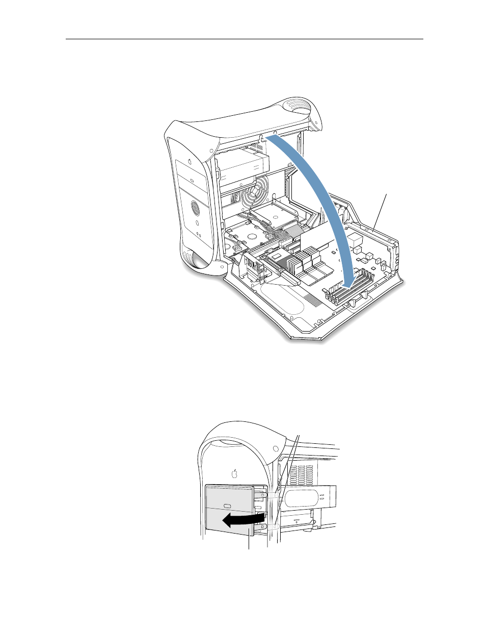 Removing the installed zip drive | Apple Mac G4 (Zip Drive Replacement) User Manual | Page 3 / 7