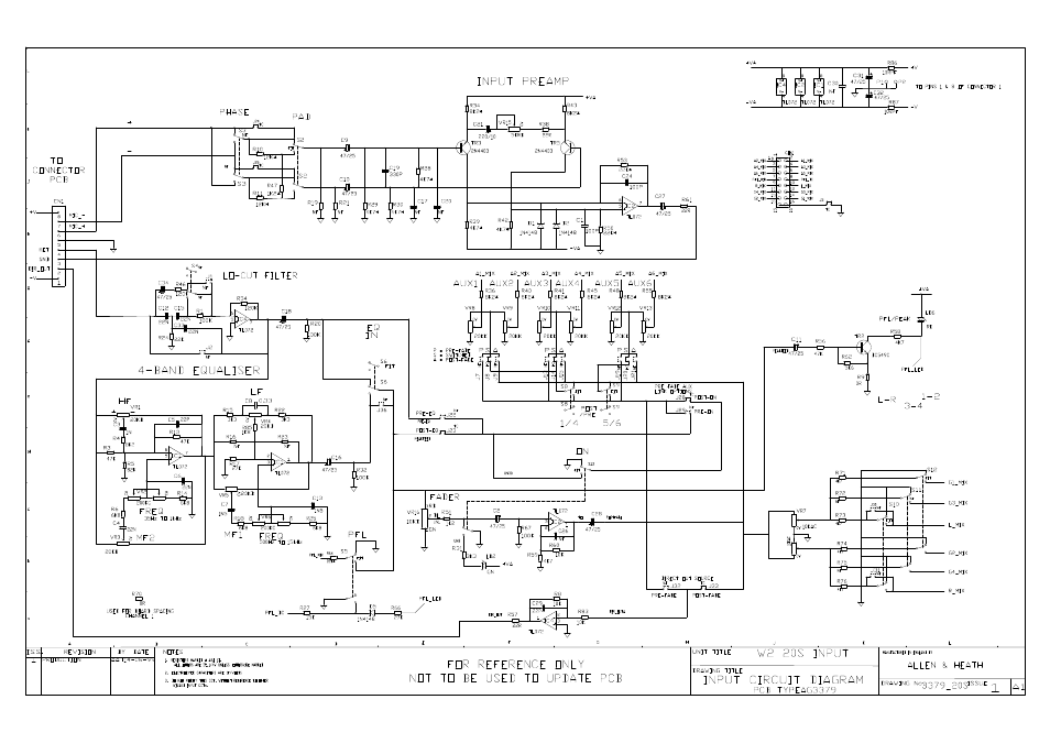 Allen&Heath WZ 20S SERVICE MANUAL User Manual | Page 11 / 23