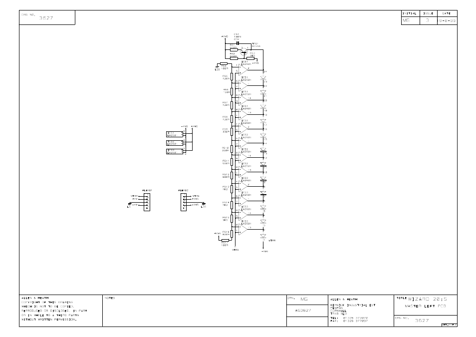 Allen&Heath WZ 20S SERVICE MANUAL User Manual | Page 16 / 23