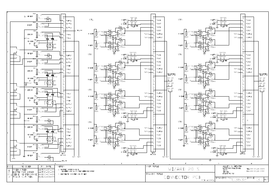 Allen&Heath WZ 20S SERVICE MANUAL User Manual | Page 21 / 23