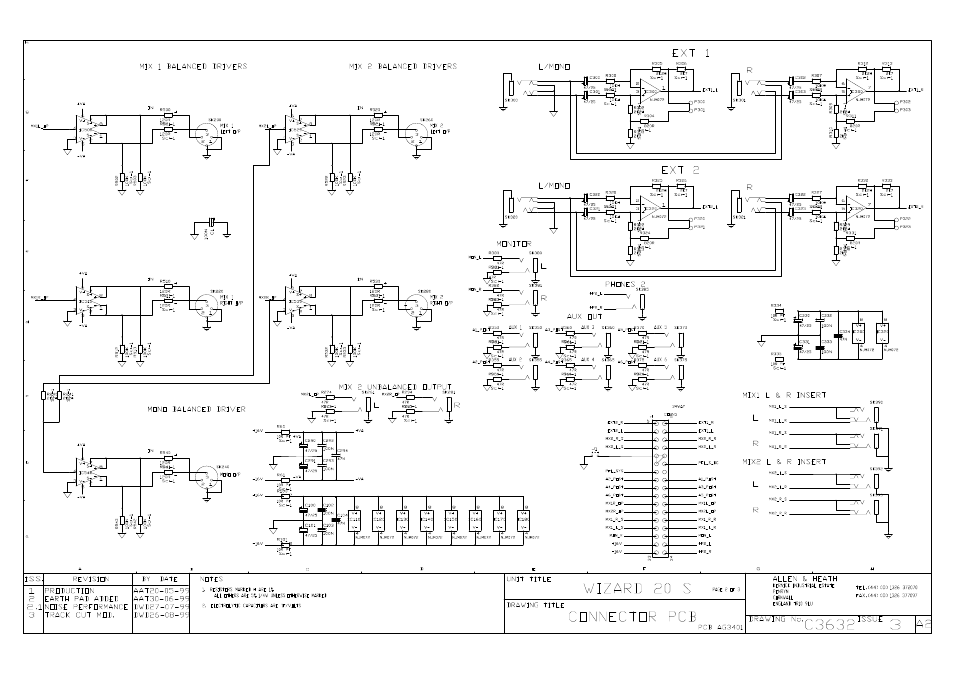 Allen&Heath WZ 20S SERVICE MANUAL User Manual | Page 22 / 23