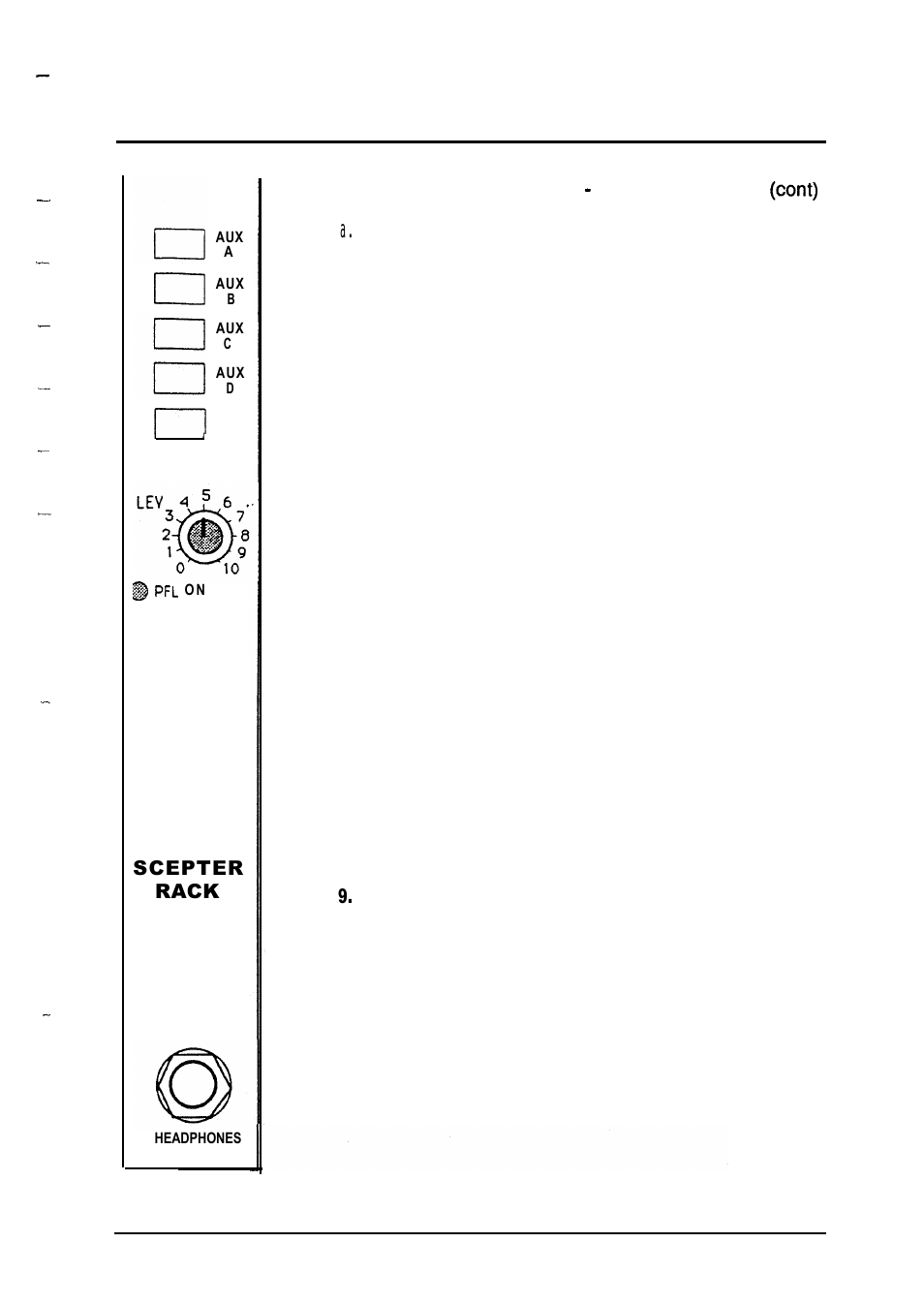 Scepter rack | Allen&Heath Scepter USER GUIDE User Manual | Page 18 / 42