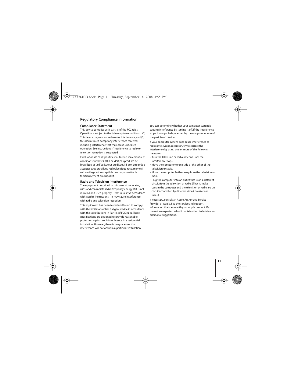Apple Composite AV Cable User Manual | Page 11 / 14