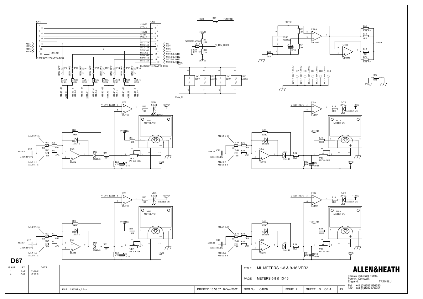 Allen&heath | Allen&Heath ML5000 SERVICE MANUAL User Manual | Page 113 / 135
