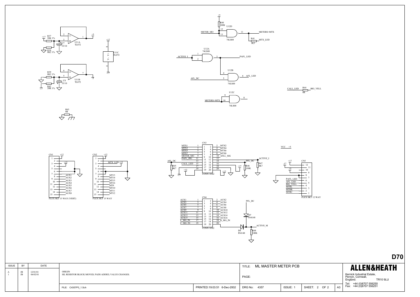 Allen&heath | Allen&Heath ML5000 SERVICE MANUAL User Manual | Page 116 / 135