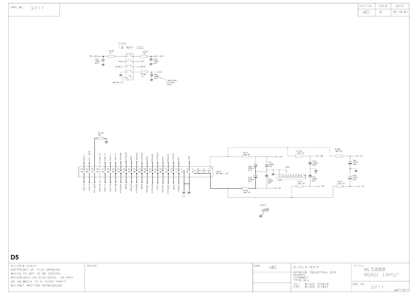 Allen&Heath ML5000 SERVICE MANUAL User Manual | Page 51 / 135