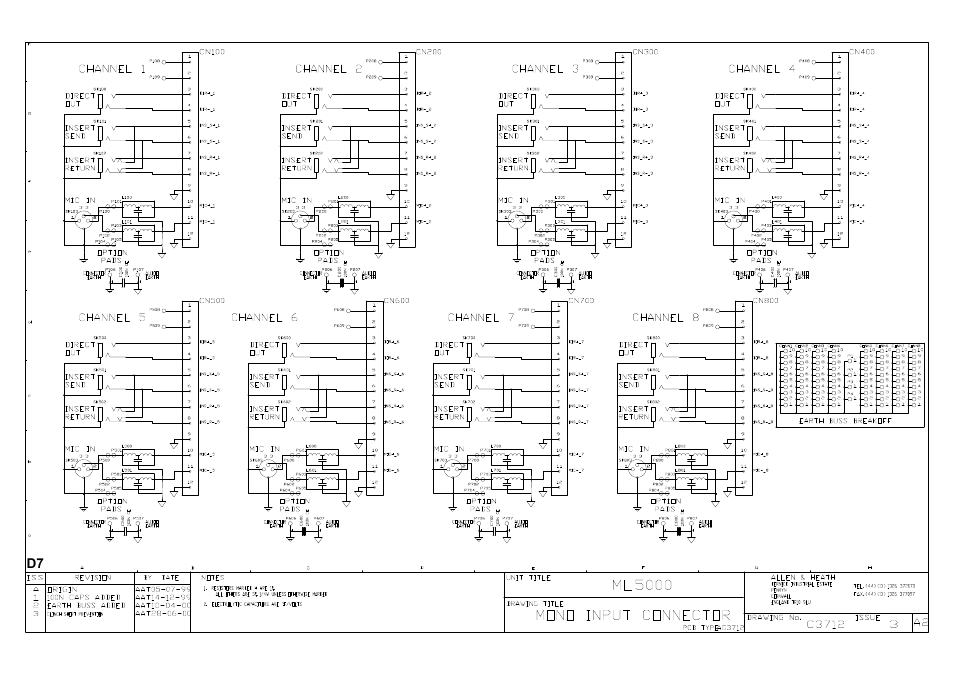 Allen&Heath ML5000 SERVICE MANUAL User Manual | Page 53 / 135