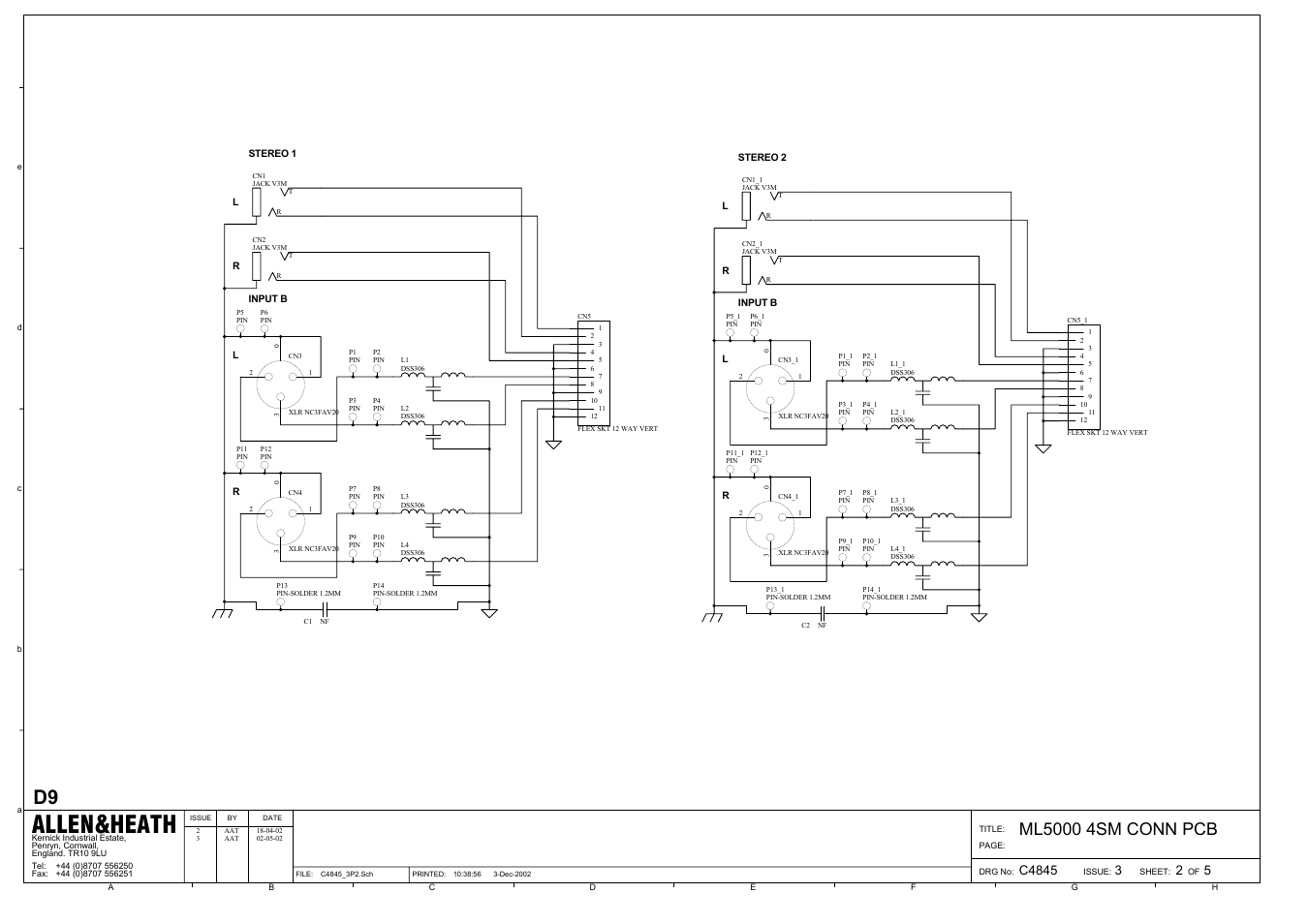 Allen&heath | Allen&Heath ML5000 SERVICE MANUAL User Manual | Page 55 / 135