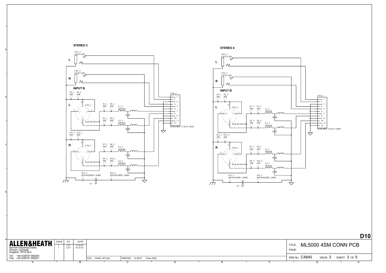 Allen&heath | Allen&Heath ML5000 SERVICE MANUAL User Manual | Page 56 / 135