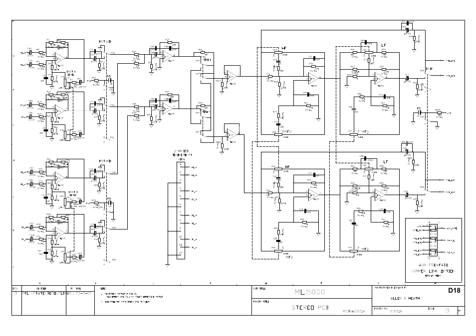 Allen&Heath ML5000 SERVICE MANUAL User Manual | Page 64 / 135
