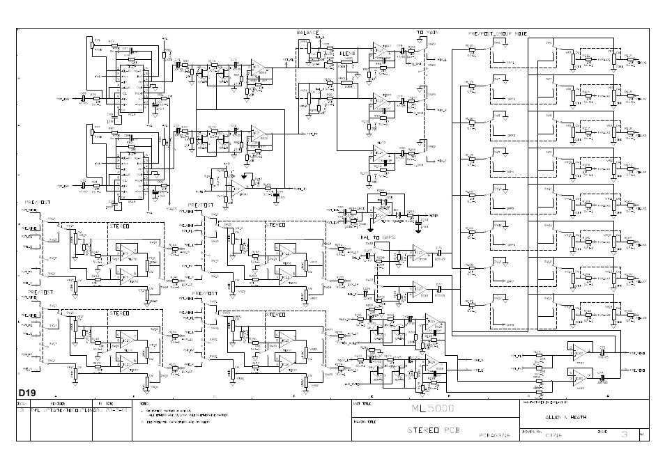 Allen&Heath ML5000 SERVICE MANUAL User Manual | Page 65 / 135