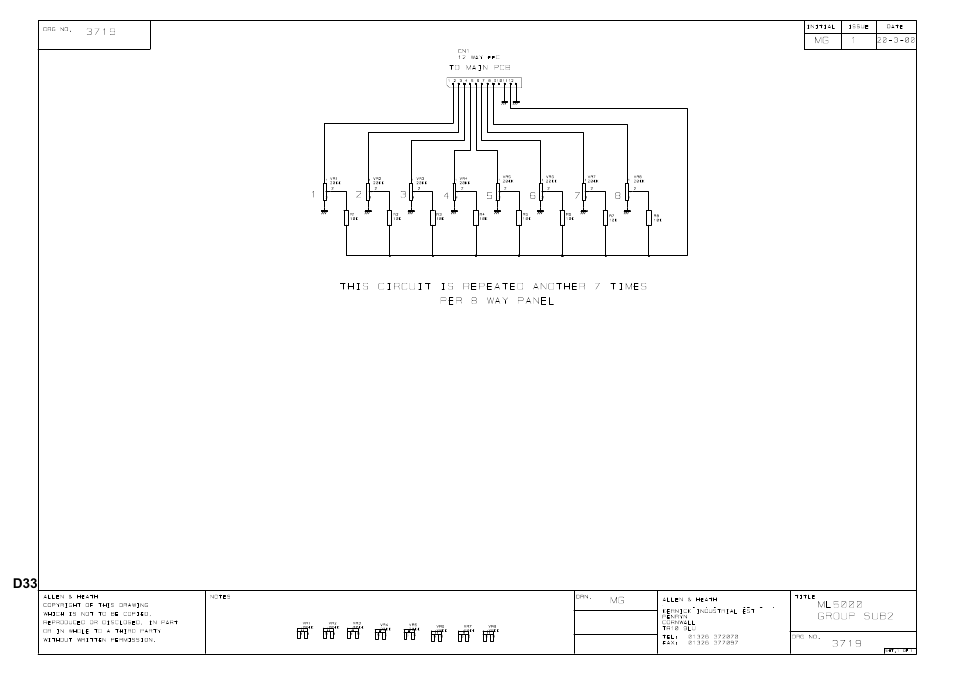 Allen&Heath ML5000 SERVICE MANUAL User Manual | Page 79 / 135