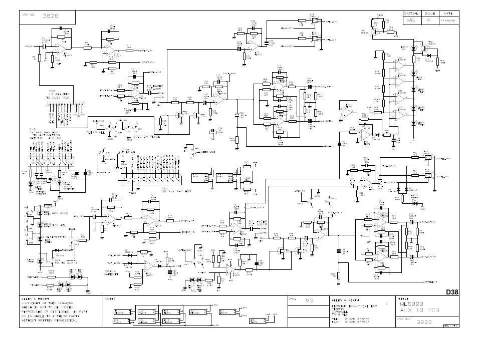 Allen&Heath ML5000 SERVICE MANUAL User Manual | Page 84 / 135