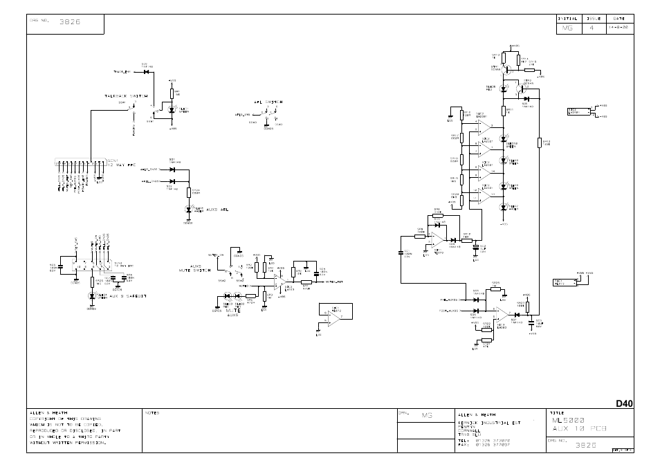 Allen&Heath ML5000 SERVICE MANUAL User Manual | Page 86 / 135