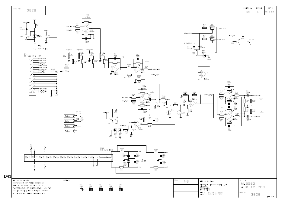 Allen&Heath ML5000 SERVICE MANUAL User Manual | Page 89 / 135