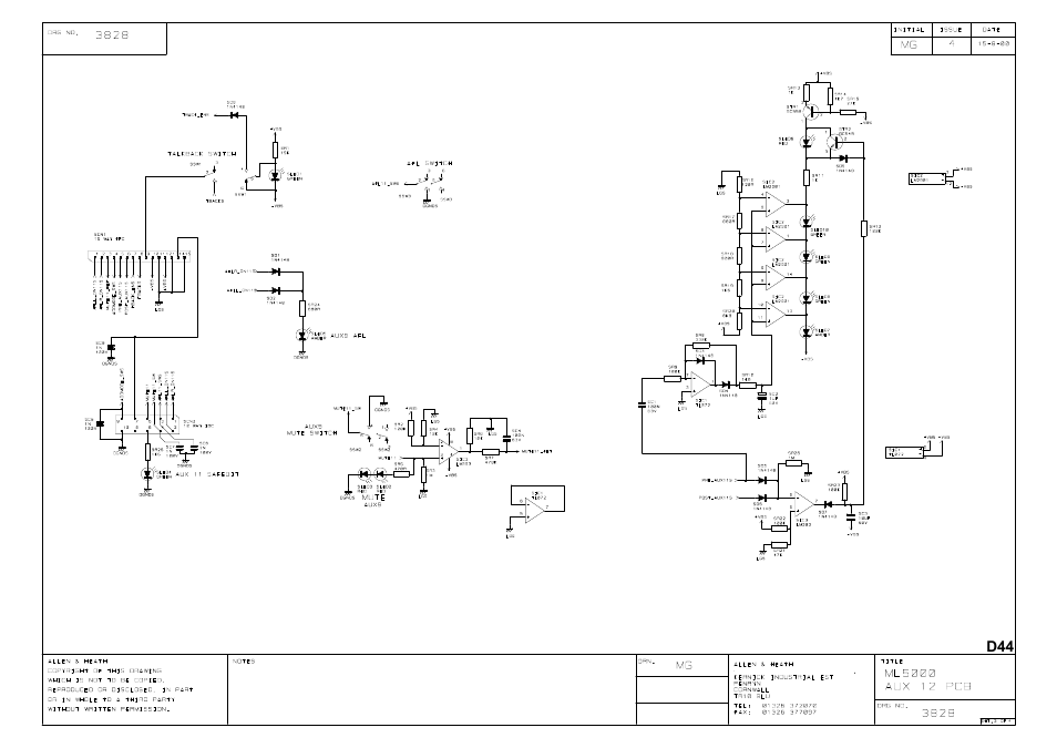 Allen&Heath ML5000 SERVICE MANUAL User Manual | Page 90 / 135