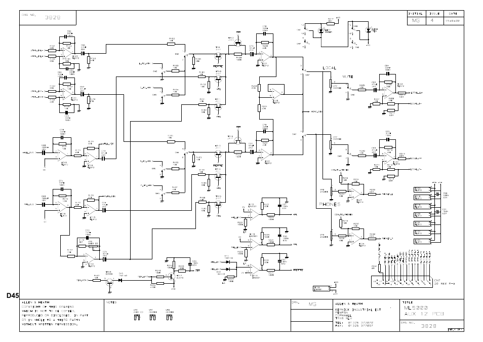 Allen&Heath ML5000 SERVICE MANUAL User Manual | Page 91 / 135