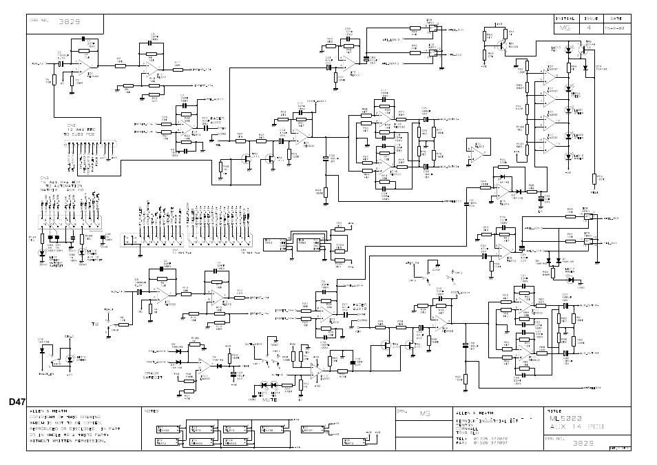 Allen&Heath ML5000 SERVICE MANUAL User Manual | Page 93 / 135