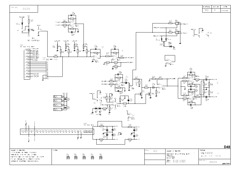 Allen&Heath ML5000 SERVICE MANUAL User Manual | Page 94 / 135