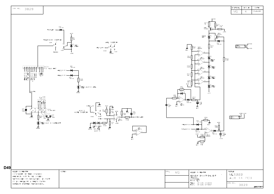 Allen&Heath ML5000 SERVICE MANUAL User Manual | Page 95 / 135