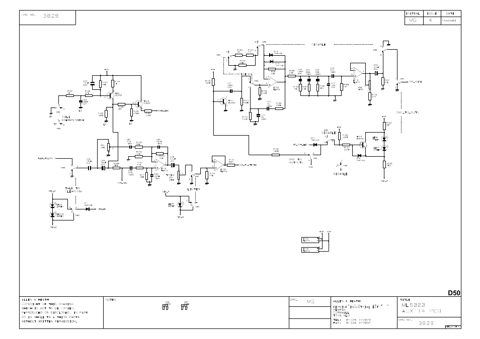 Allen&Heath ML5000 SERVICE MANUAL User Manual | Page 96 / 135