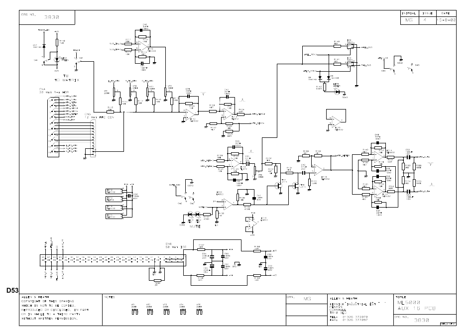 Allen&Heath ML5000 SERVICE MANUAL User Manual | Page 99 / 135