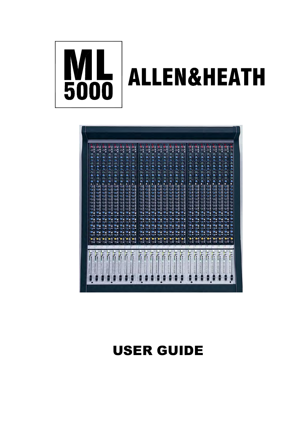 Allen&Heath ML5000 SIDECAR USER GUIDE User Manual | 4 pages