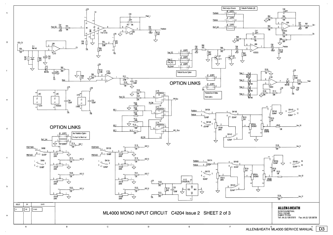 Allen&Heath ML4000 SERVICE MANUAL User Manual | Page 33 / 91