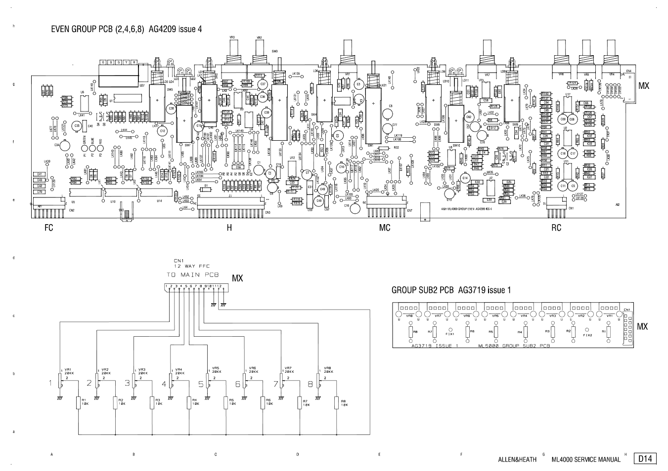 Allen&Heath ML4000 SERVICE MANUAL User Manual | Page 44 / 91