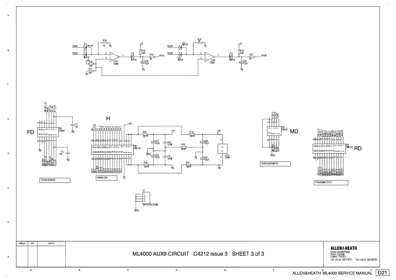 Allen&Heath ML4000 SERVICE MANUAL User Manual | Page 51 / 91