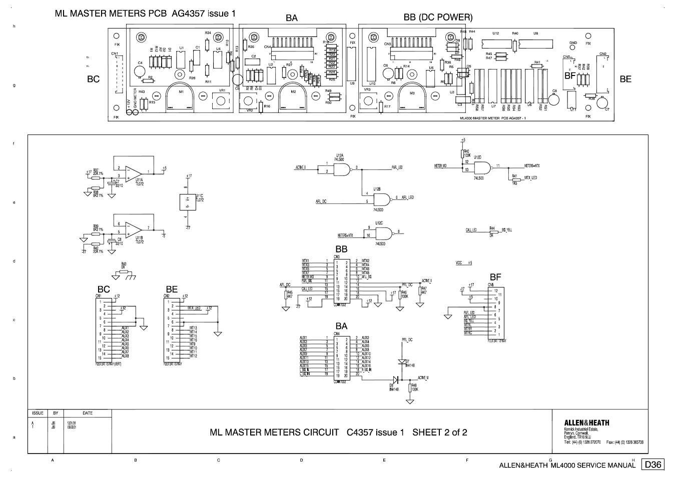 Allen&Heath ML4000 SERVICE MANUAL User Manual | Page 66 / 91
