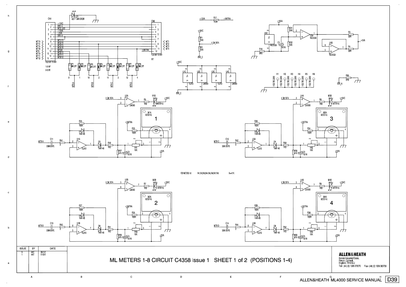 Allen&Heath ML4000 SERVICE MANUAL User Manual | Page 69 / 91