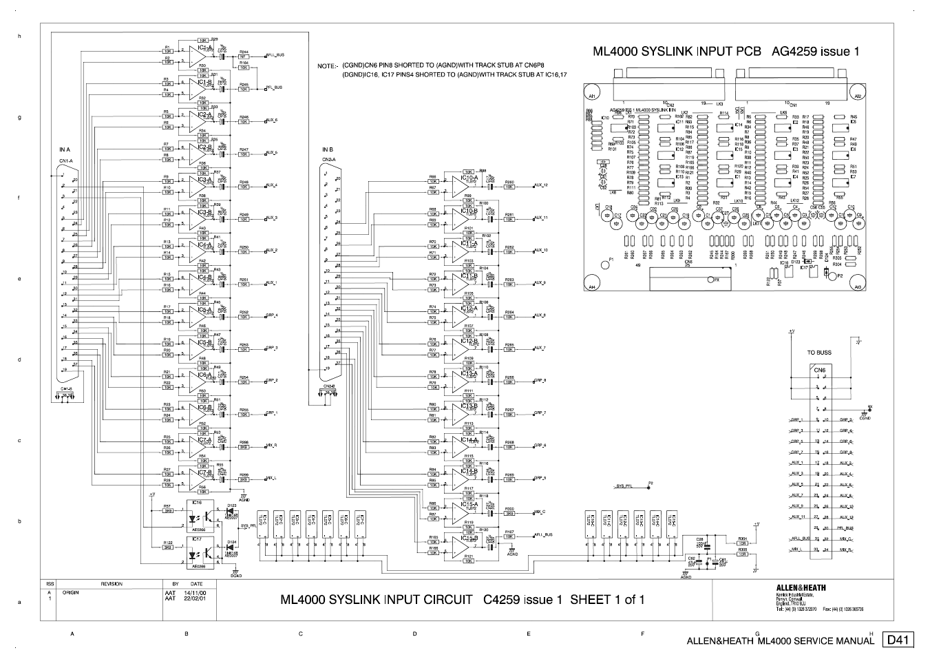 Allen&Heath ML4000 SERVICE MANUAL User Manual | Page 71 / 91