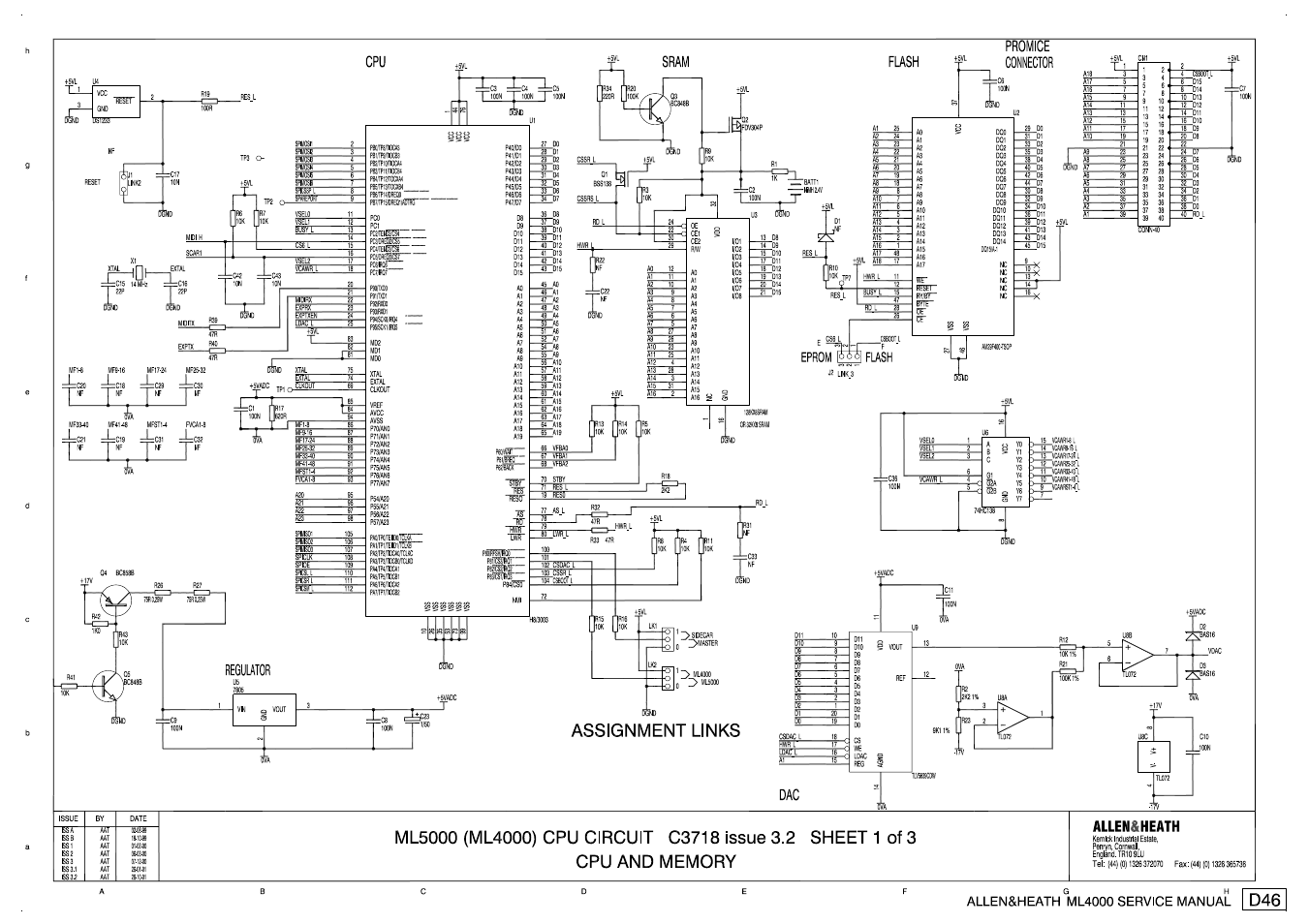 Allen&Heath ML4000 SERVICE MANUAL User Manual | Page 76 / 91