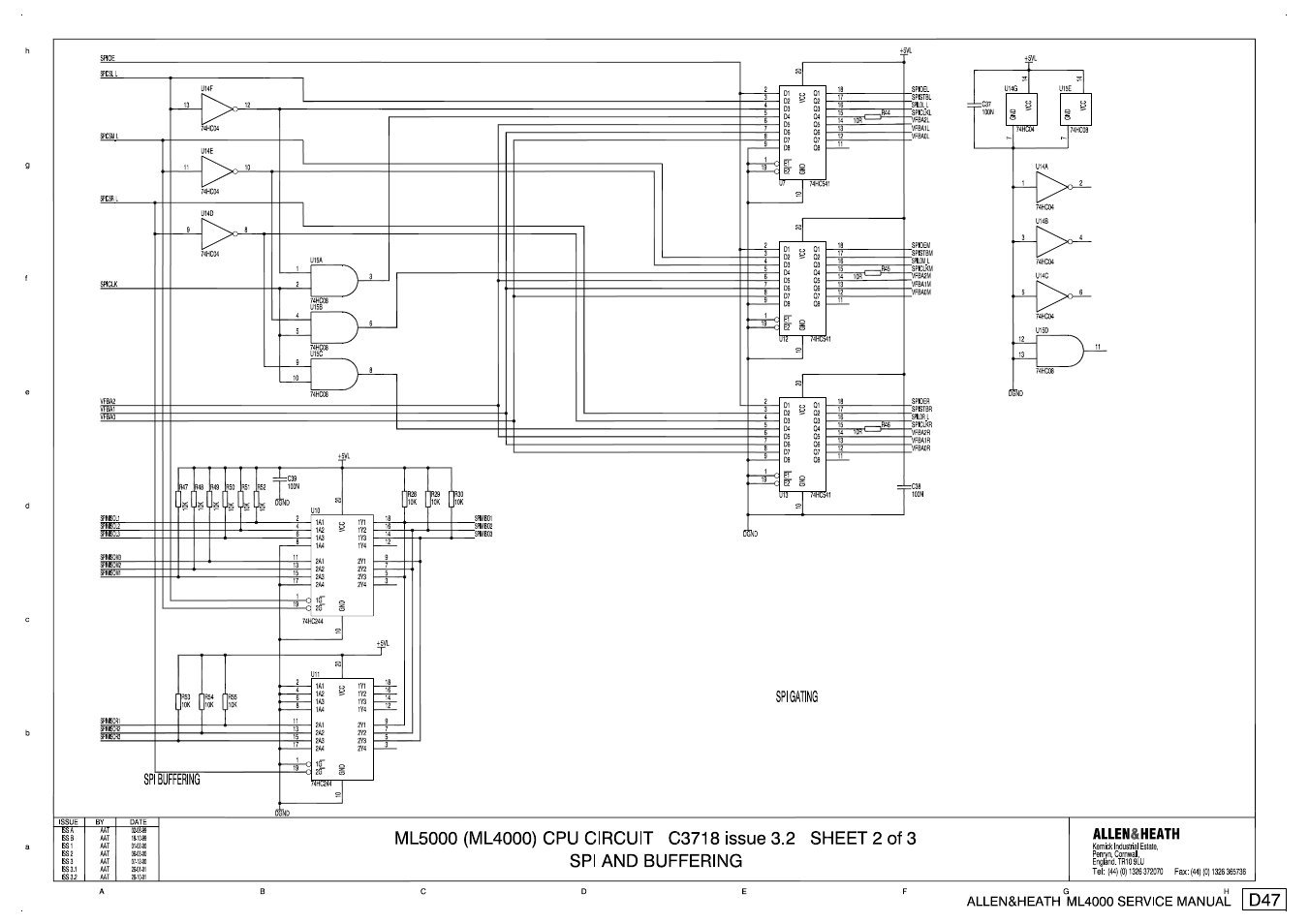 Allen&Heath ML4000 SERVICE MANUAL User Manual | Page 77 / 91