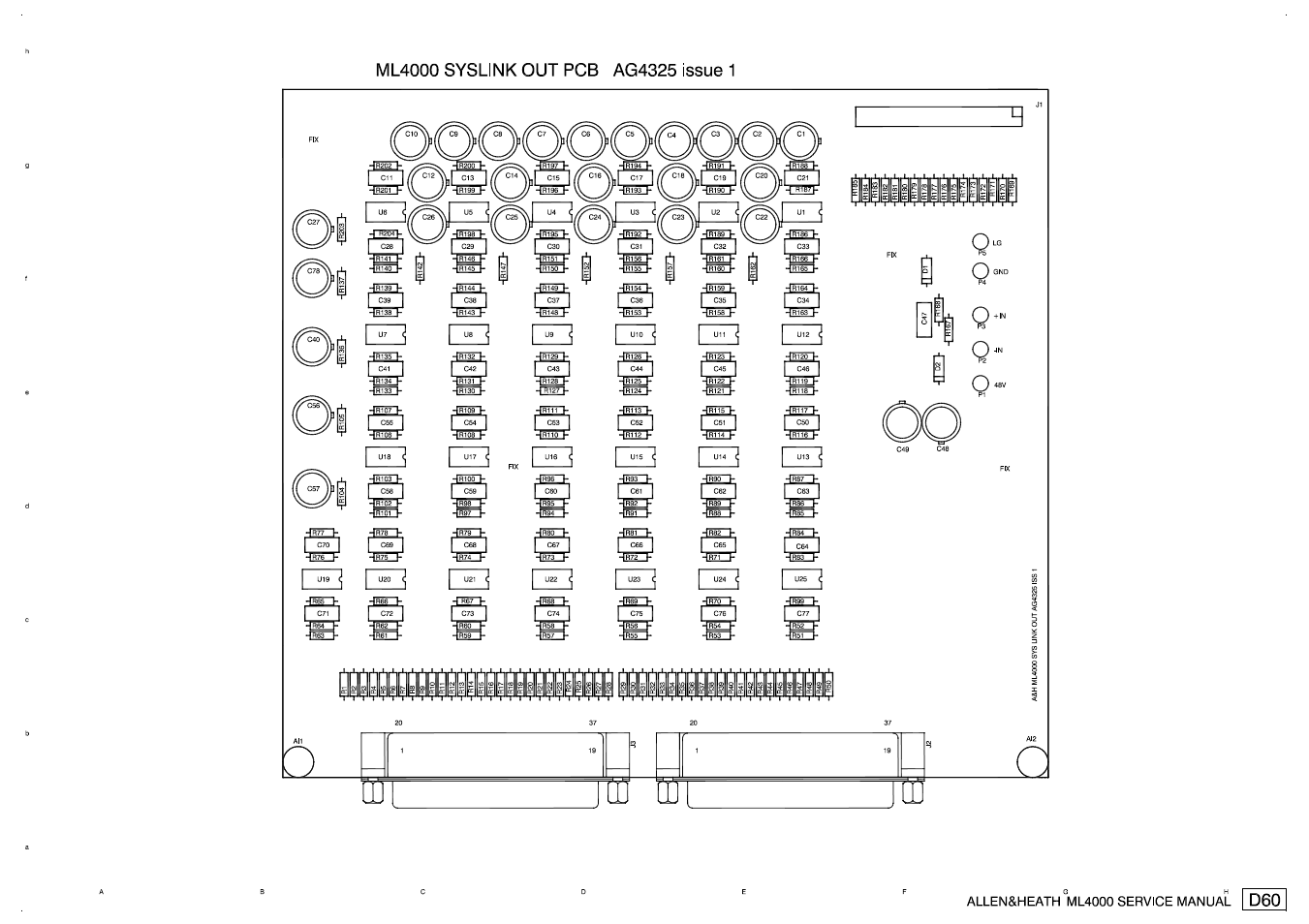 Allen&Heath ML4000 SERVICE MANUAL User Manual | Page 90 / 91