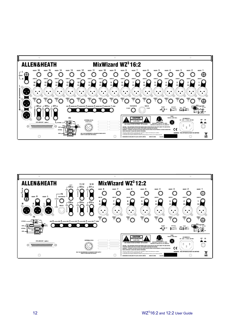 Mixwizard wz, Allen&heath, 2 allen&heath | User guide | Allen&Heath MixWizard3 12-2 User Manual | Page 12 / 30