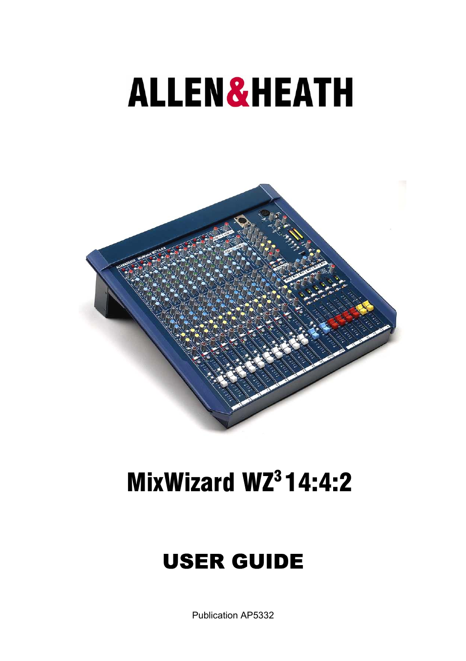 Allen&Heath MixWizard3 14-4-2 User Manual | 27 pages