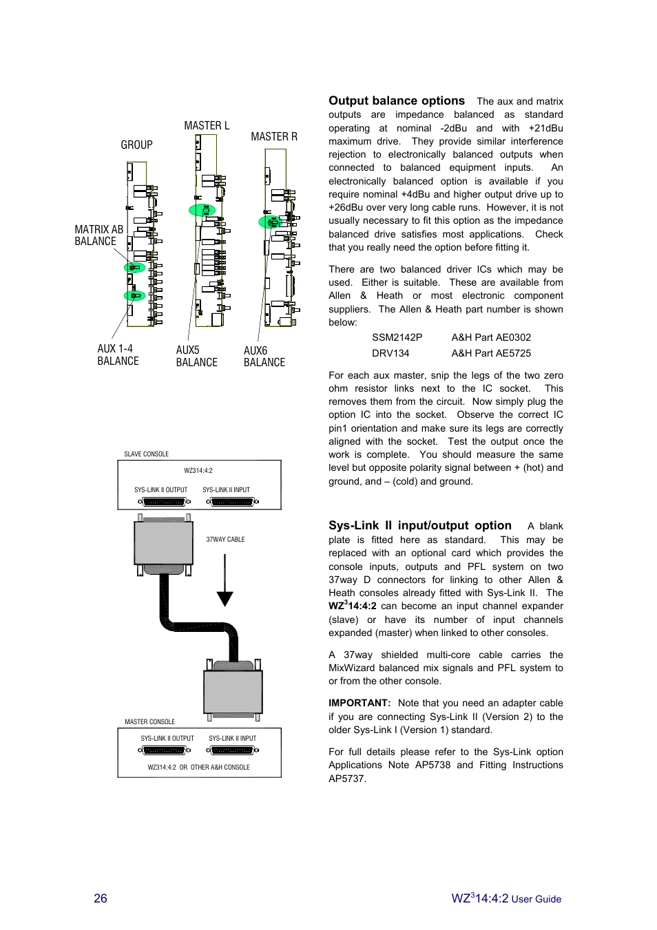 Allen&Heath MixWizard3 14-4-2 User Manual | Page 26 / 27