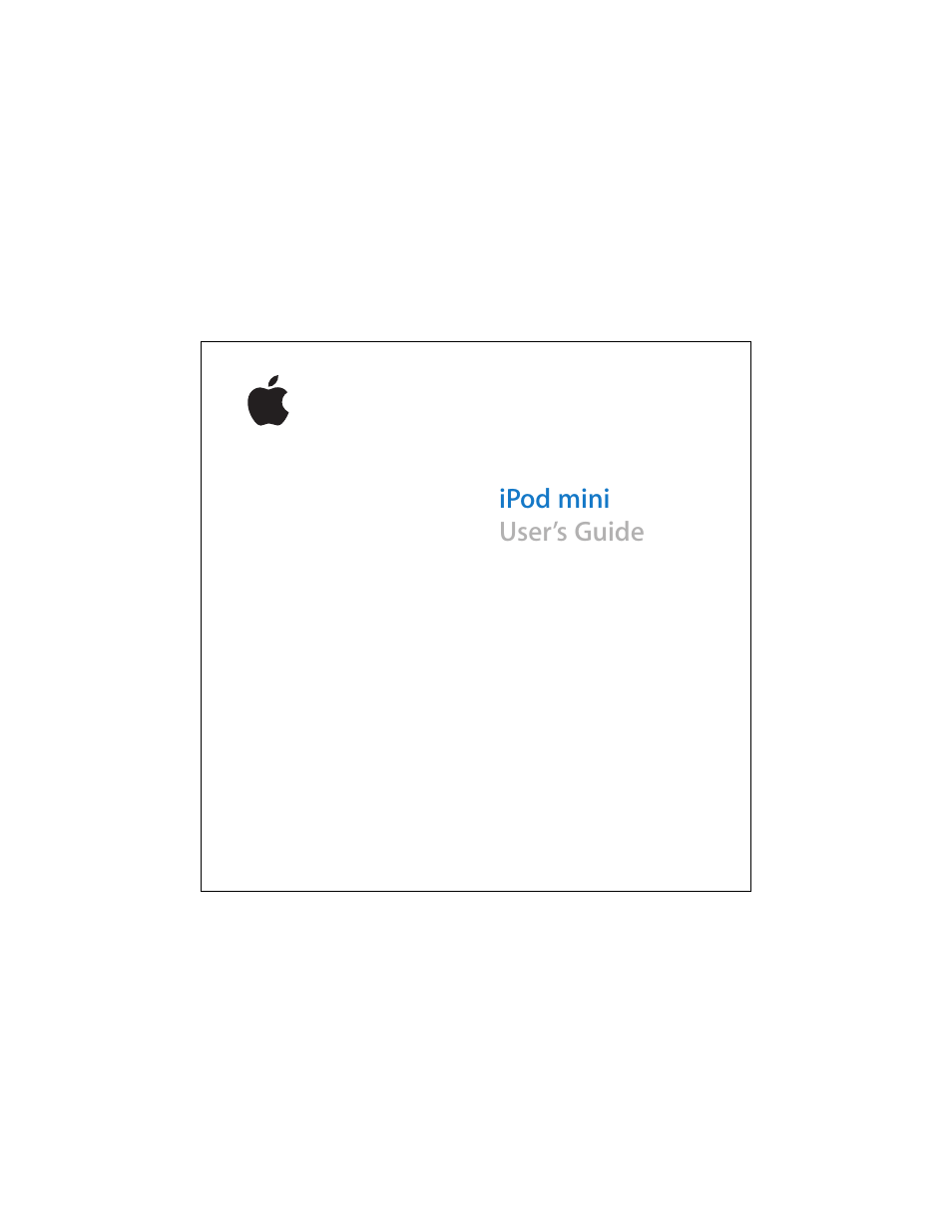 Apple iPod mini (User’s Guide) User Manual | 63 pages