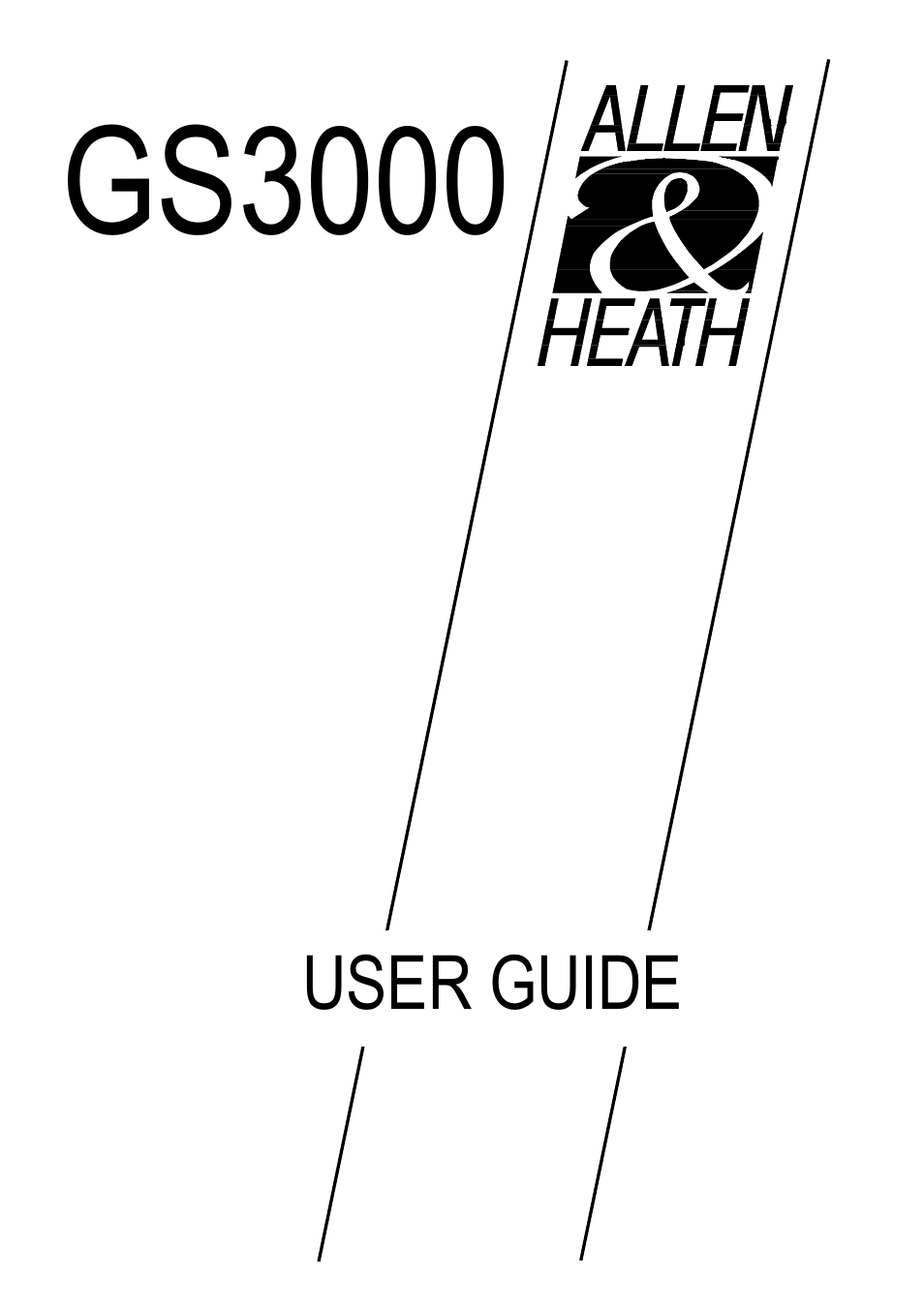 Allen&Heath GS3000 User Manual | 40 pages