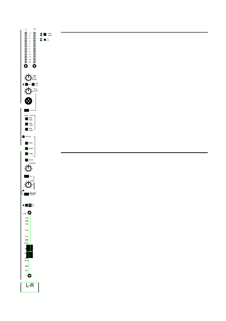 L-r o, Gs3000, Ontrol | Allen&Heath GS3000 User Manual | Page 20 / 40