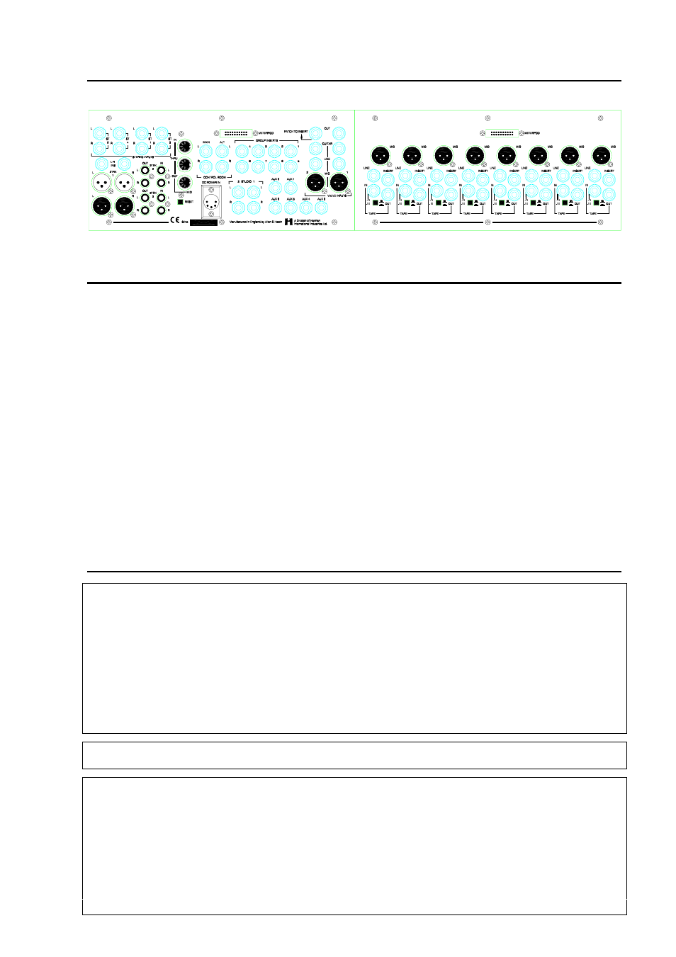 Anel, Ayout, Pecifications | Allen&Heath GS3000 User Manual | Page 37 / 40