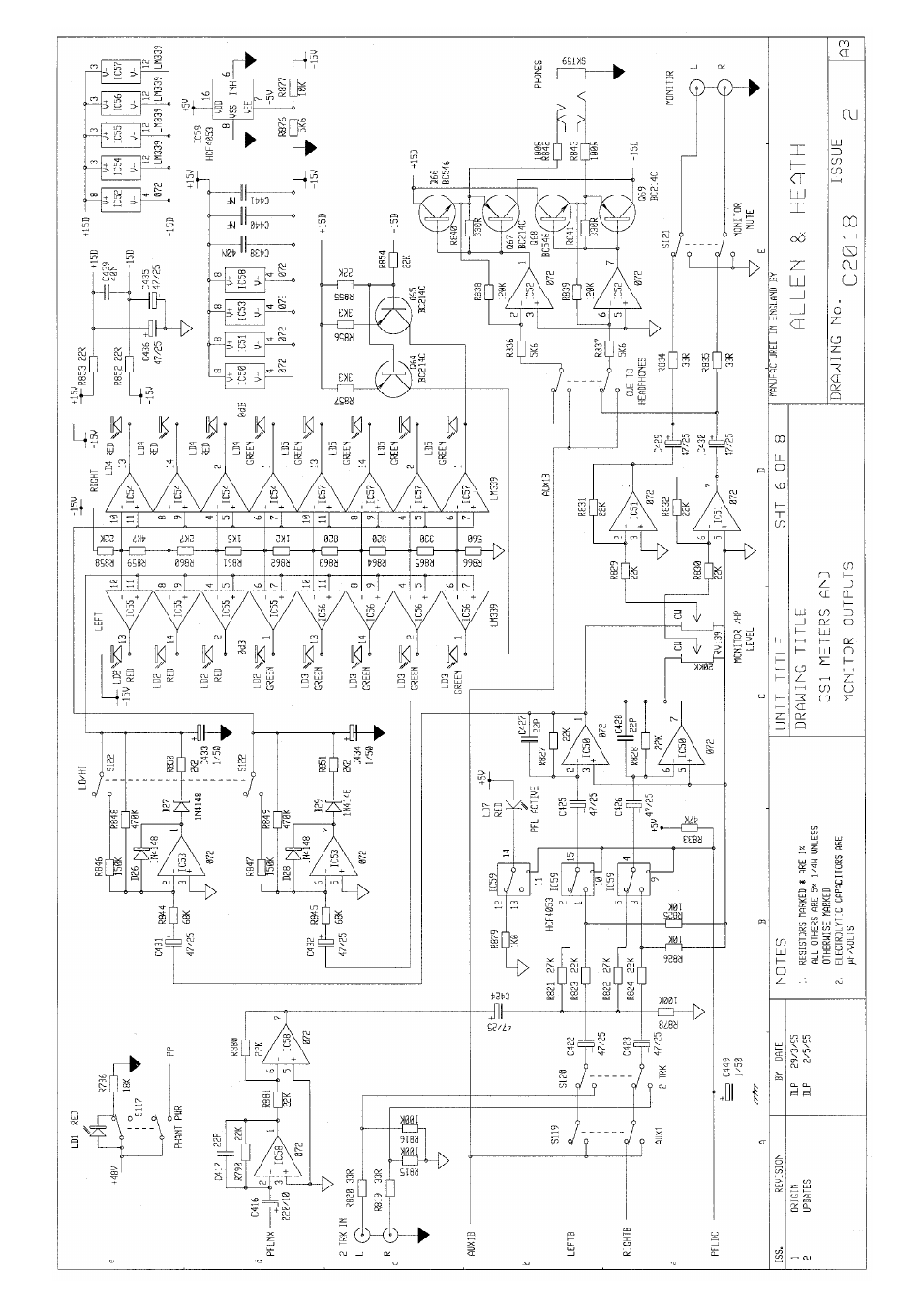 Allen&Heath GS1 SERVICE MANUAL User Manual | Page 29 / 38