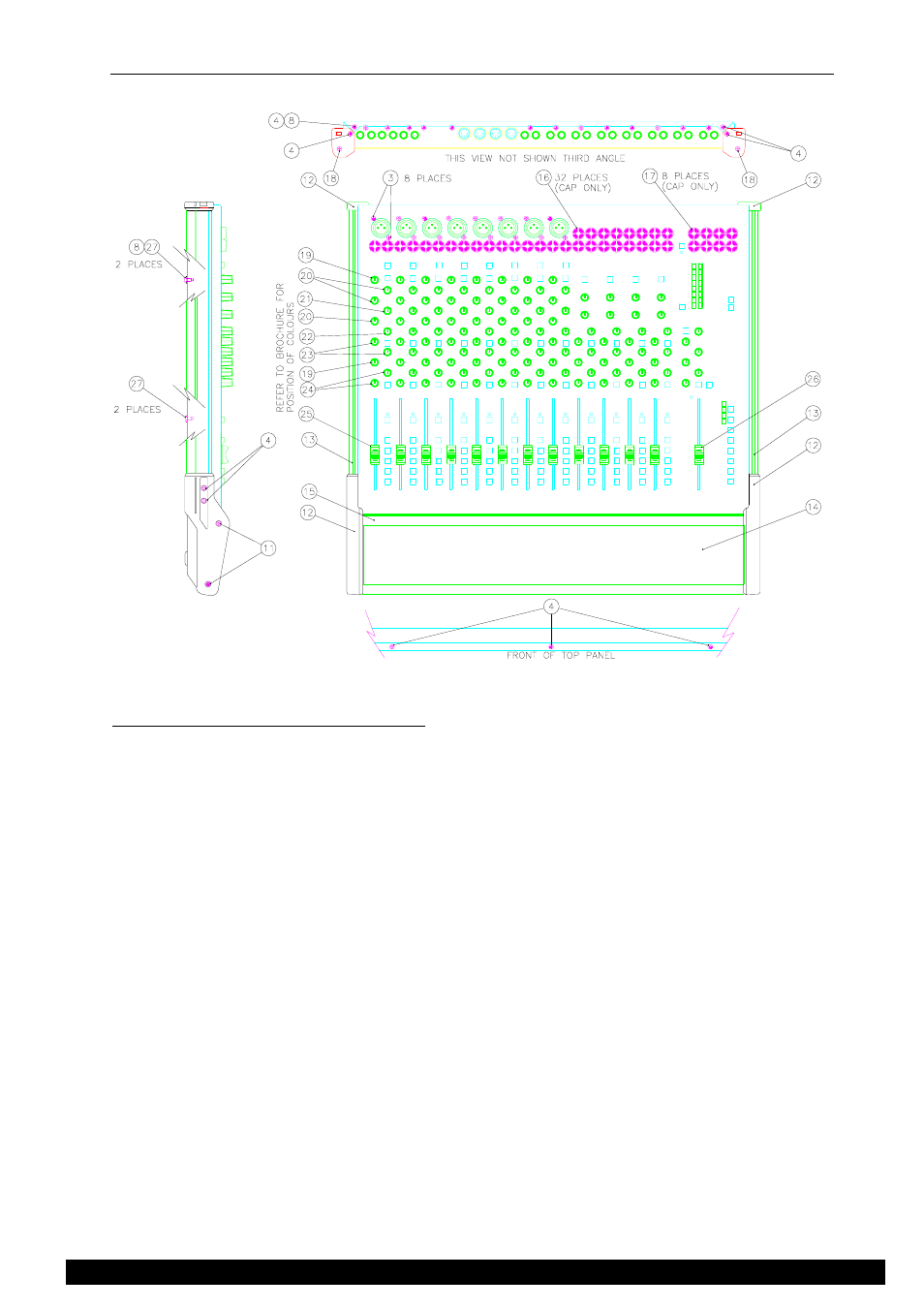 Console disassembly | Allen&Heath GS1 SERVICE MANUAL User Manual | Page 7 / 38
