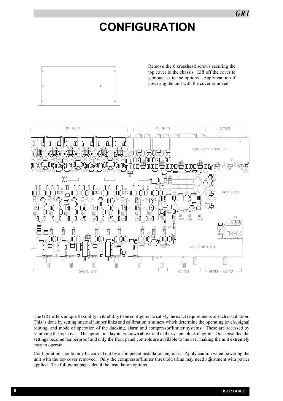 Configuration | Allen&Heath GR1 SERVICE MANUAL User Manual | Page 11 / 48